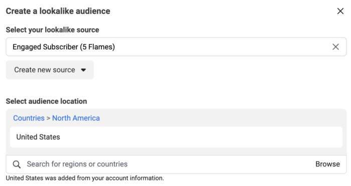 Lead Score Custom Audience